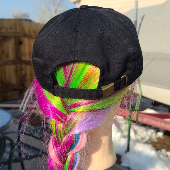 Ladies Black BLING Hat NEW - Picture 4 of 4